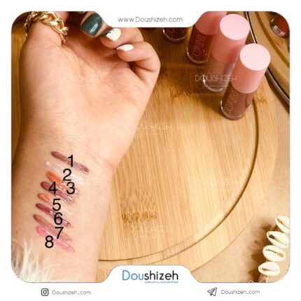 ست رژ لب مایع 8 عددی شاین و ساده KEVIN COCO