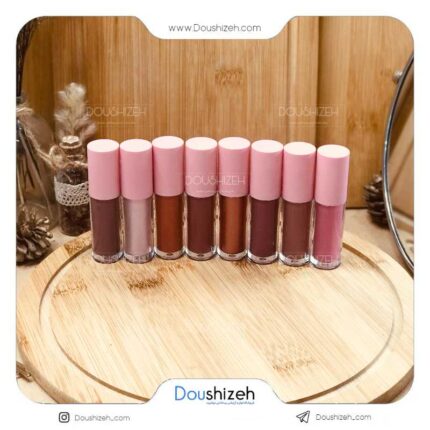 ست رژ لب مایع 8 عددی شاین و ساده KEVIN COCO