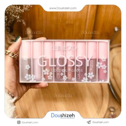ست رژ لب مایع 8 عددی شاین و ساده KEVIN COCO