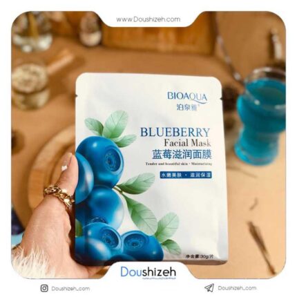 ماسک ورقه ای بلوبری 30 گرمی بیوآکوا BIOAQUA