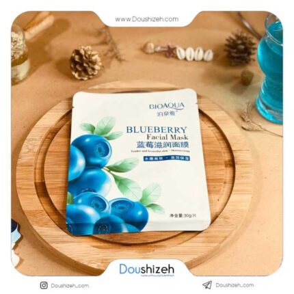 ماسک ورقه ای بلوبری بیوآکوا BIOAQUA
