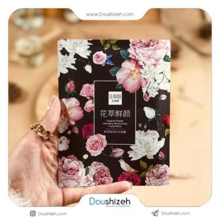 ماسک ورقه ای گل رز ارگانیک سنانا SENANA