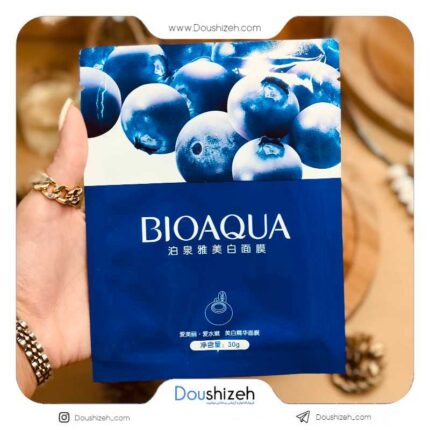ماسک ورقه ای بزرگ بلوبری بیوآکوا BIOAQUA