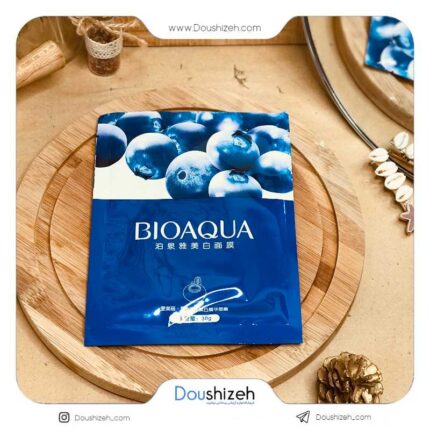 ماسک ورقه ای بزرگ بلوبری بیوآکوا BIOAQUA