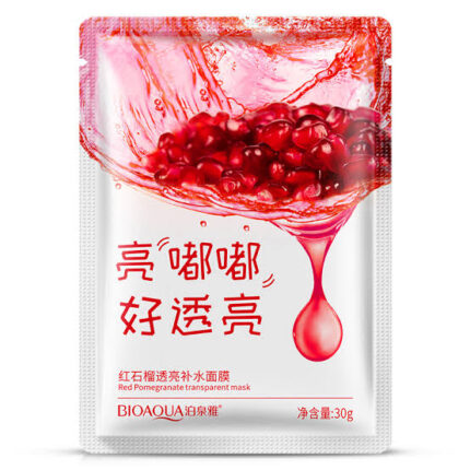 ماسک ورقه ای عصاره انار بیوآکوا BIOAQUA