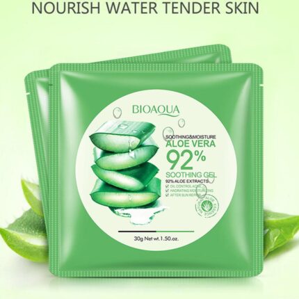 خرید عمده ماسک ورقه ای آلوئه ورا بزرگ بیوآکوا BIOAQUA