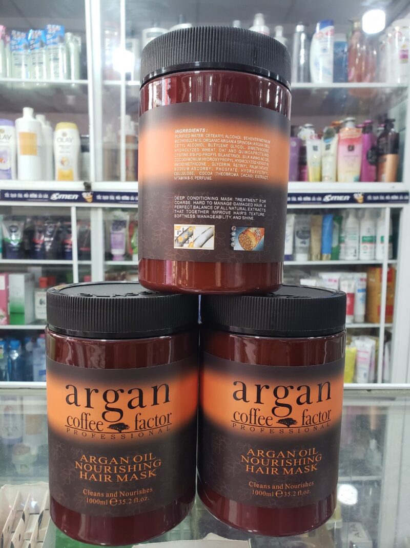 خرید عمده ماسک مو آرگان بدون سولفات نارنجی Coffee