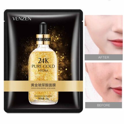 خرید عمده ماسک ورقه ای 24 عیار طلا ونزن VENZEN