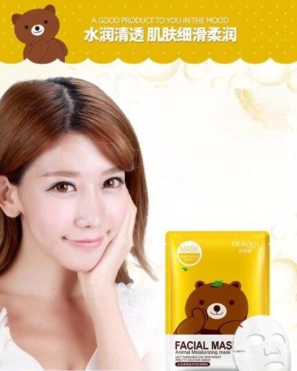 خرید عمده ماسک ورقه ای خرس بیوآکوا BIOAQUA