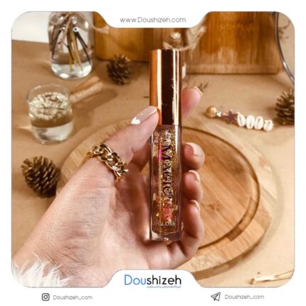 برق لب فانتزی شاین دار طلایی MAGIC