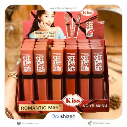 رژ لب مایع کد 801 رمانتیک ROMANTIC MAY
