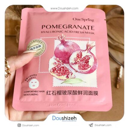 ماسک ورقه ای انار وان اسپرینگ ONE SPRING