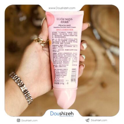 کرم آبرسان دست بستنی رایحه هلو LOUFMISS