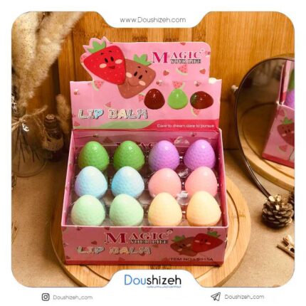 بالم لب طرح توت فرنگی مجیک MAGIC