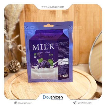 ماسک ورقه ای ارگانیک شیر و انگور CHOVEMOAR