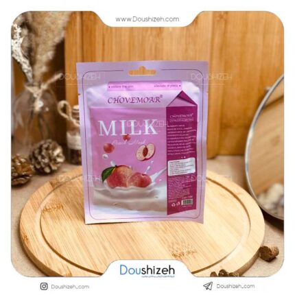 ماسک ورقه ای ارگانیک شیر و هلو CHOVEMOAR