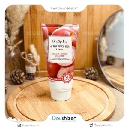 فوم شوینده صورت ویتامینه هلو ONE SPRING
