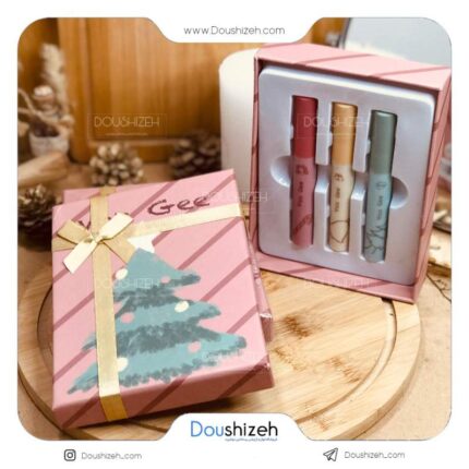 ست رژ لب مایع طرح کریسمس VONGEE