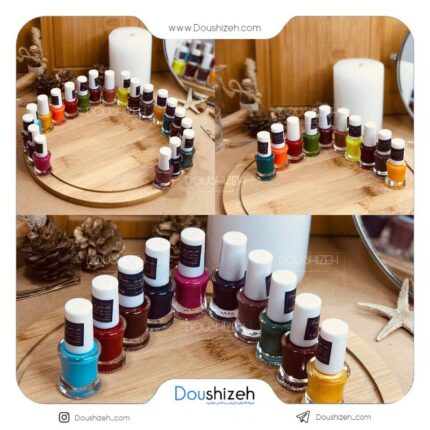 لاک ناخن رنگی طرح جدید HAPPY NAILS