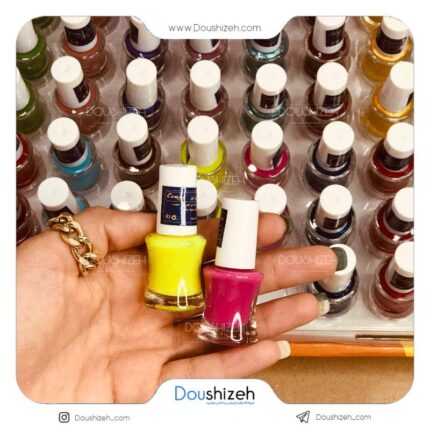 لاک ناخن رنگی طرح جدید HAPPY NAILS