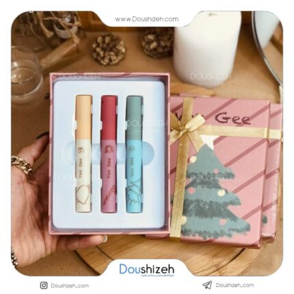 ست رژ لب مایع طرح کریسمس VONGEE