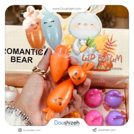 بالم لب طرح هویج و خرگوش ROMANTIC BEAR
