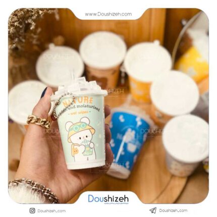 دستمال مرطوب طرح آبمیوه ای نی دار