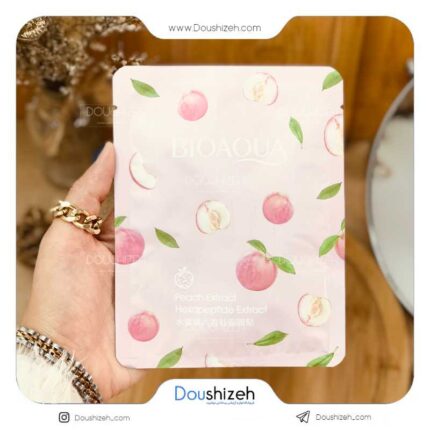 ماسک ورقه ای هلو بیوآکوا BIOAQUA