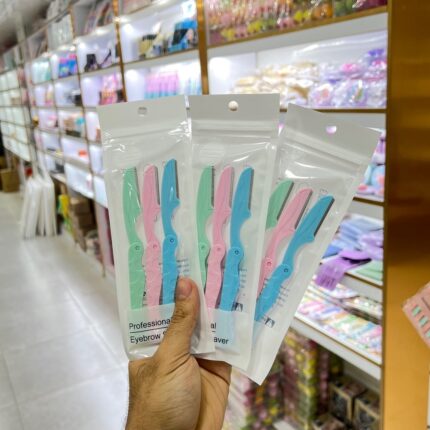 پک تیغ ابرو 3 عددی اره ای قابل تعویض DAZUI