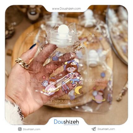 کیسه آب گرم شفاف طرح عروسکی