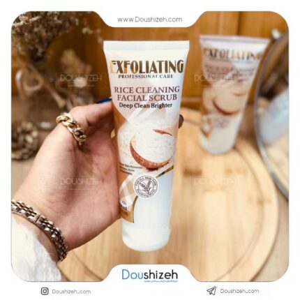 ژل اسکراب تیوپی عصاره برنج وکالی WOKALI