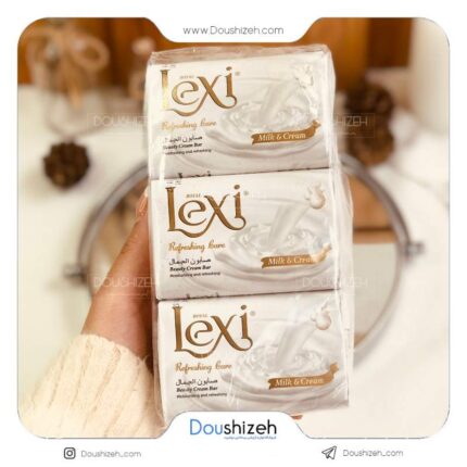 صابون روشن کننده رایحه شیر لکسی LEXI