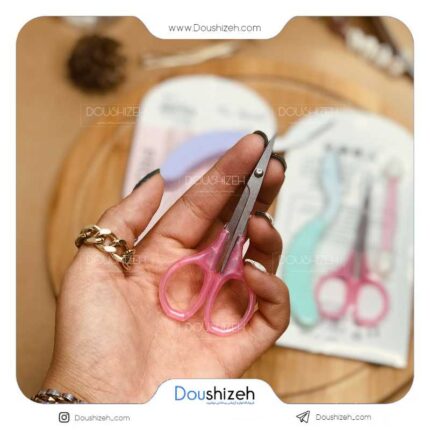 ست قیچی و تیغ ابرو و پد سایه BEAUTY