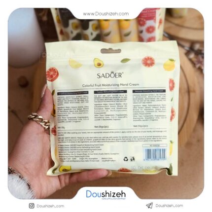 پک کرم دست 5 عددی میوه ای سادوئر SADOER