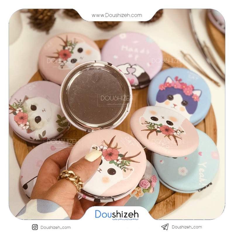 آینه آرایشی فانتزی کد 3 دو طرفه Mirror