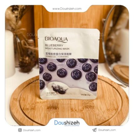 ماسک ورقه ای آبرسان بلوبری بیوآکوا BIOAQUA