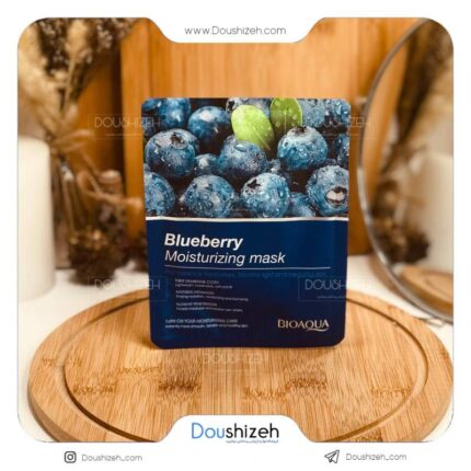 ماسک ورقه ای شفاف کننده بلوبری BIOAQUA
