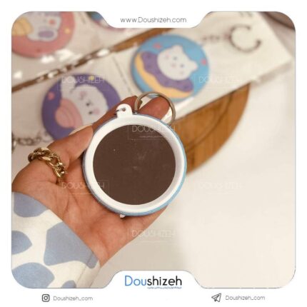 آینه آرایشی فانتزی کارتی یک طرفه Mirror