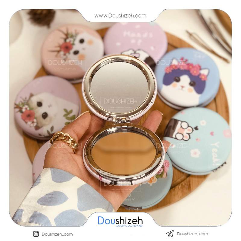آینه آرایشی فانتزی کد 3 دو طرفه Mirror