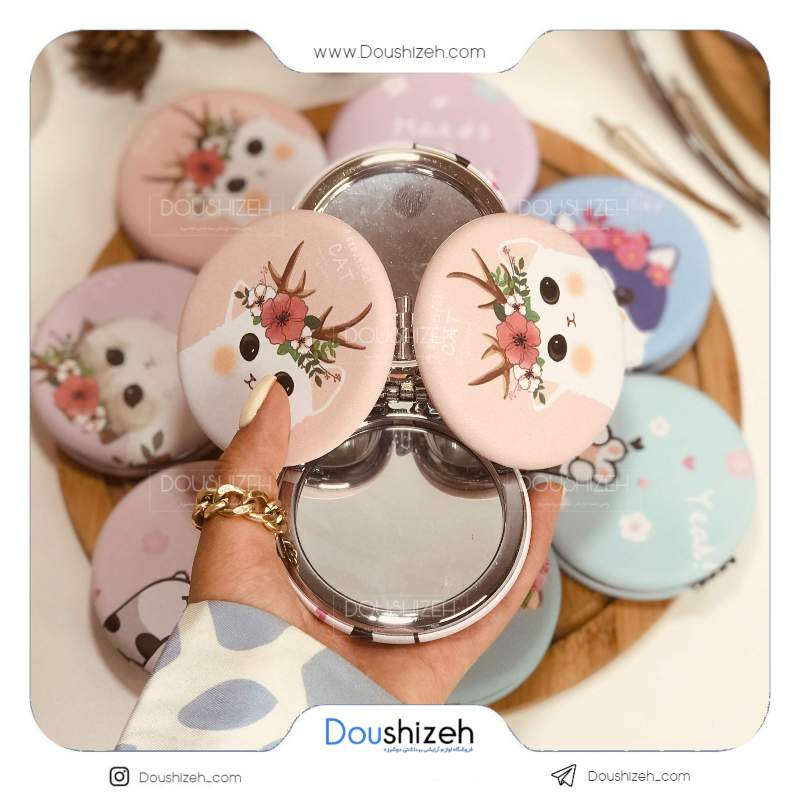 آینه آرایشی فانتزی کد 3 دو طرفه Mirror