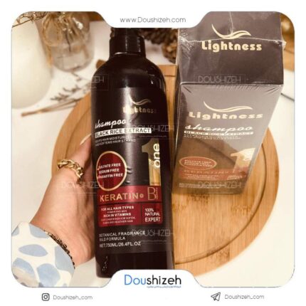 شامپو کراتین بدون سولفات لایتنس Lightness