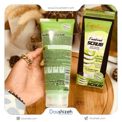 ژل اسکراب تیوپی عصاره آلوئه ورا وکالی WOKALI
