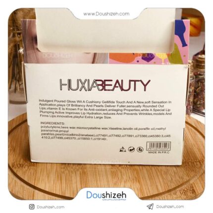 برق لب طرح شامپاین هوژیا بیوتی HUXIABeauty