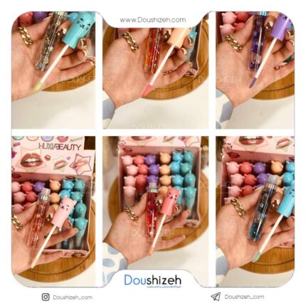 برق لب طرح گربه هوژیا بیوتی HUXIABeauty