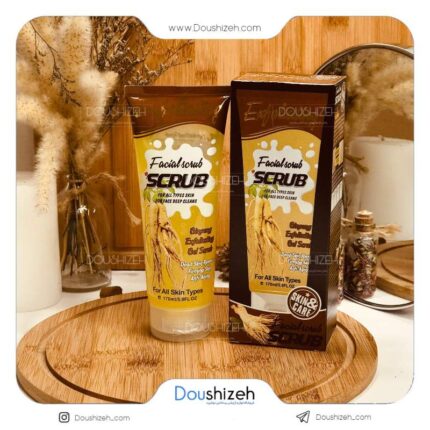 ژل اسکراب تیوپی جنسینگ وکالی WOKALI