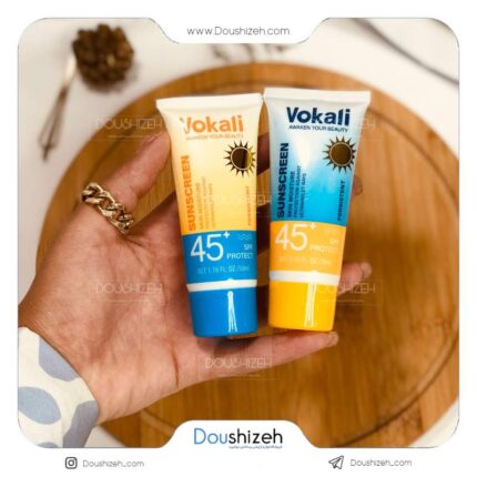 ضد آفتاب تیوپی کد 7295 بدون رنگ Vokali