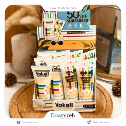 ضد آفتاب تیوپی کد 7301 بدون رنگ Vokali