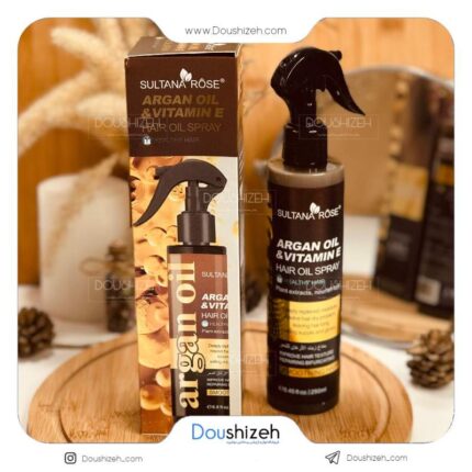 اسپری دو فاز روغن آرگان تقویت مو SULTANA ROSE