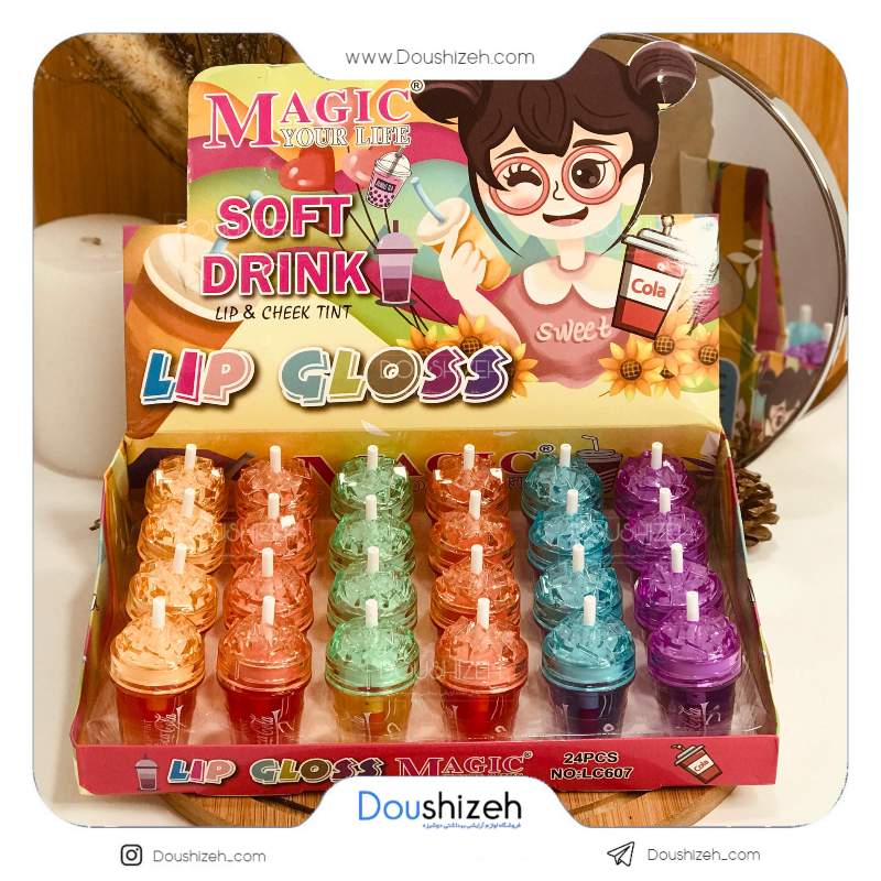 برق لب جادویی کد607 طرح کوکاکولا MAGIC