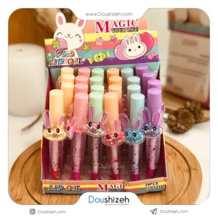 برق لب شاین کد 1216 طرح خرگوش MAGIC